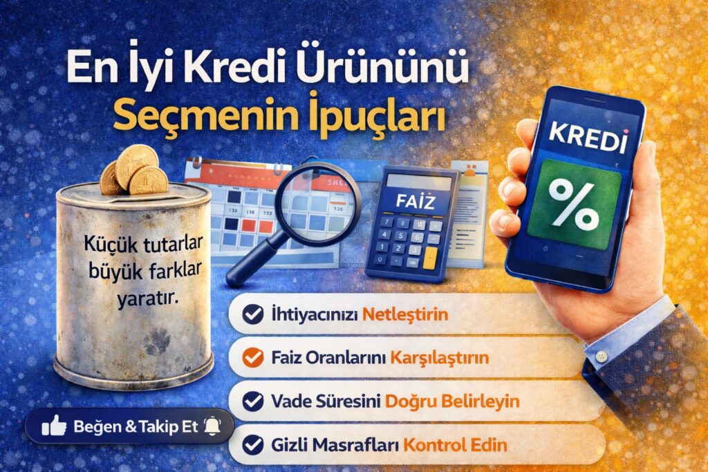 En İyi Kredi Ürününü Seçmenin İpuçları