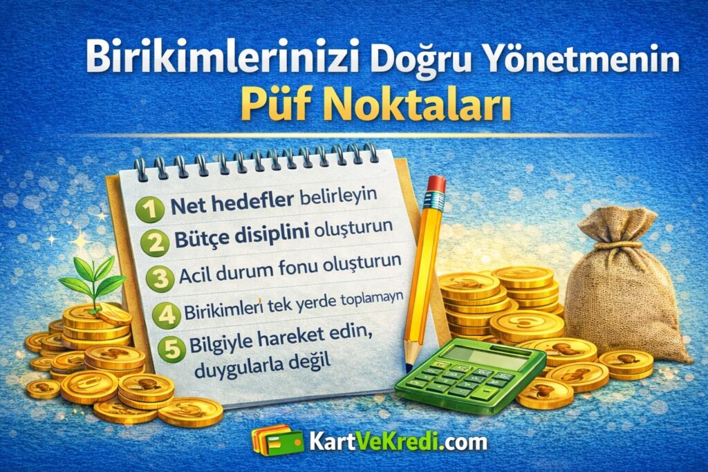Birikimlerinizi Doğru Yönetmenin Püf Noktaları