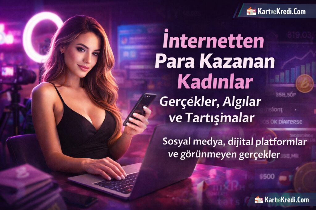 İnternetten Para Kazanan Kadınlar Ne Kadar Kazanıyor? (2026 Güncel Analiz)