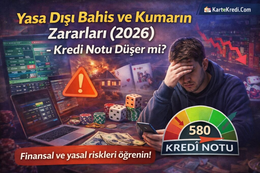 Yasa Dışı Kumarın Zararları – Kredi Notu Düşer mi?