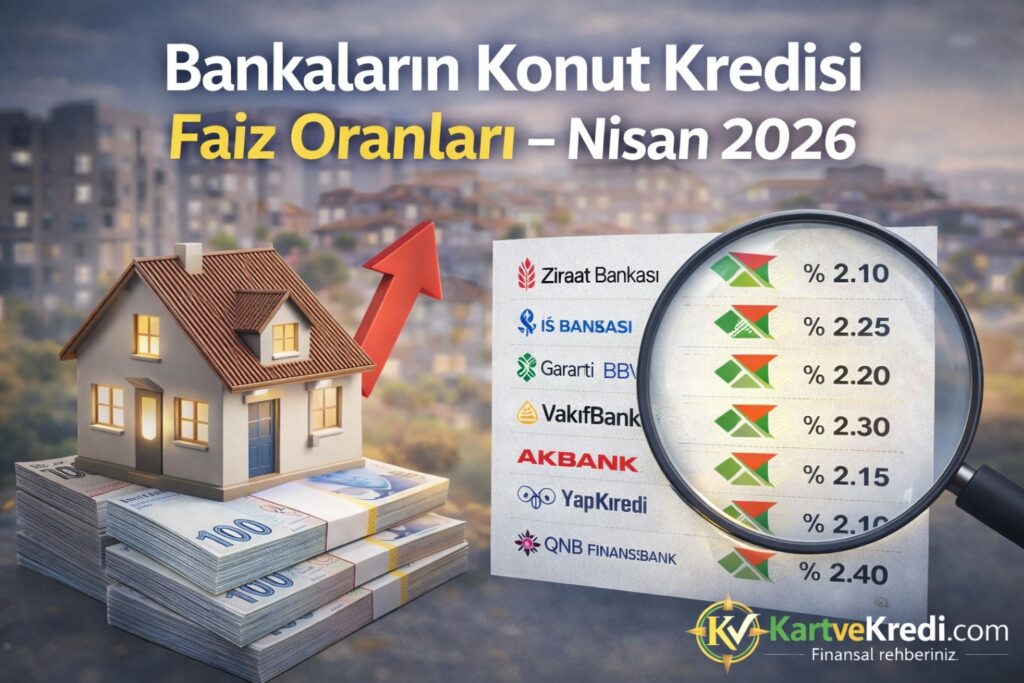 Bankaların Konut Kredisi Faiz Oranları – Nisan 2026