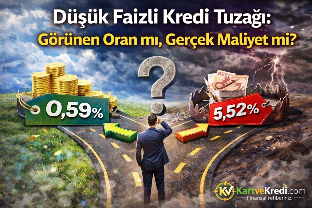 Düşük Faizli Kredi Tuzağı: Görünen Oran mı, Gerçek Maliyet mi?