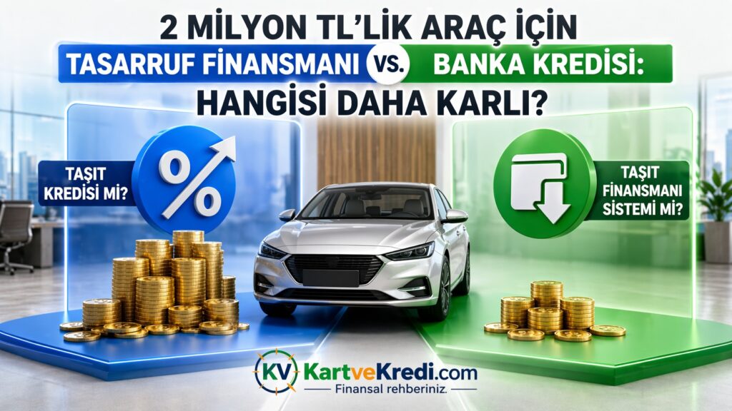 2 Milyon TL'lik Araç İçin Tasarruf Finansmanı Mı? Banka Kredisi Mi? Hangisi Daha Karlı?