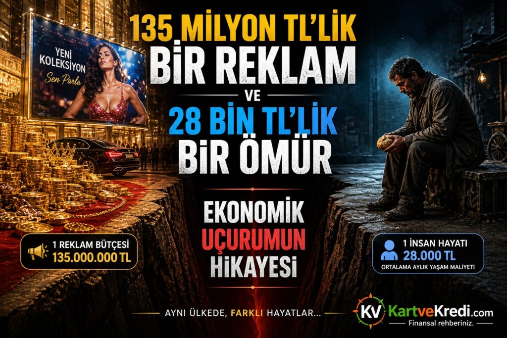 135 Milyon TL’lik Bir Reklam ve 28 Bin TL’lik Bir Ömür: Ekonomik Uçurumun Anatomisi